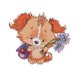 thumbnail image 4 of Kit De Punto De Cruz, Bordado De Cachorro Lindo, Manualidades De Punto De Aguja Para Ni?os Adultos, 14CT, 4 of 5