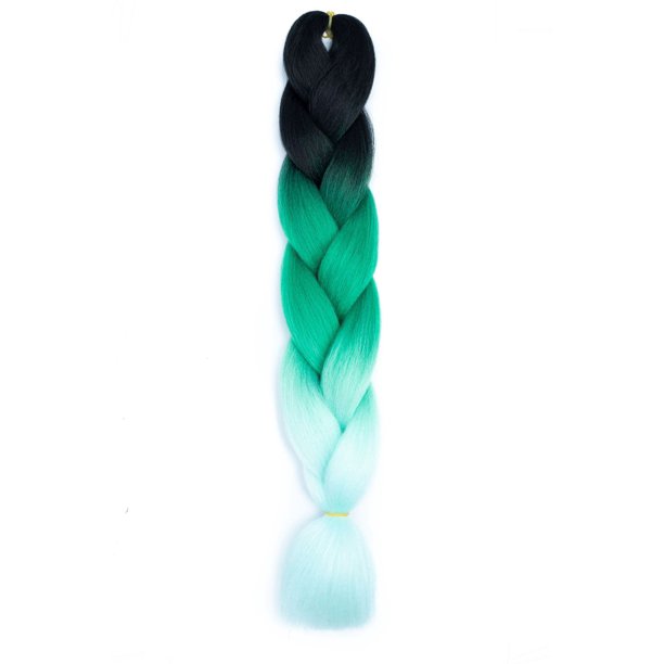 Xiao Hua Extensiones de cabello trenzado de ganchillo, 3 piezas, 23.6 pulgadas de largo, resistentes al calor, trenzadas de ganchillo, preestiradas, sin nudos, para peinado DIY, B181