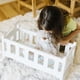 thumbnail image 2 of Cradle Melissa & Doug Mine to Love de madera para muñecas, color blanco, 2 of 9
