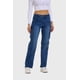 thumbnail image 1 of Jeans Mujer Denim Calce Recto Azul, 1 of 4
