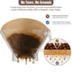 thumbnail image 3 of Filtros de café Clinuse n.º 4 marrones, 160 piezas, para Ninja, 3 of 6