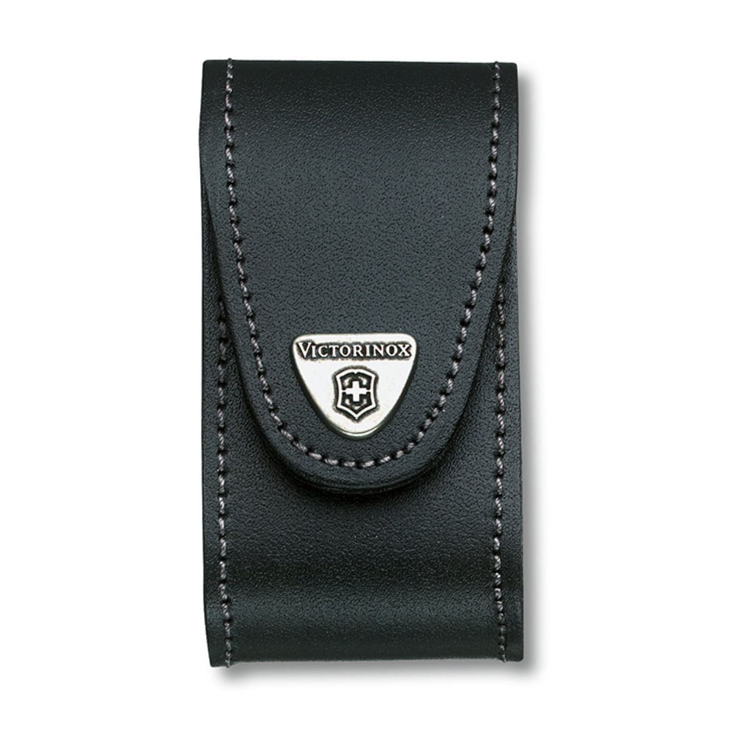 Victorinox - Estuche De Cuero Color Negro Para Cinturón. Tamaño 9,8x5,2x3,7 Cm