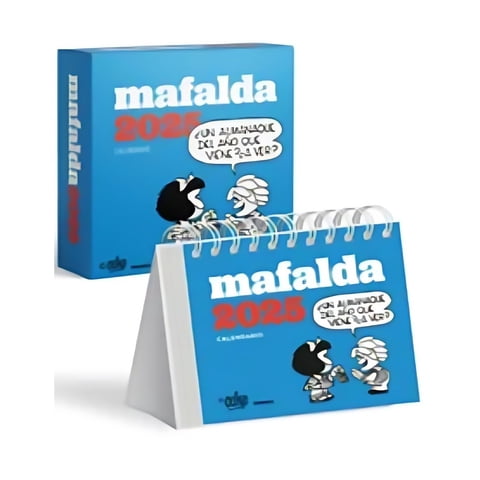 Top10Books - Mafalda 2025 Calendario Caja Turquesa Quino