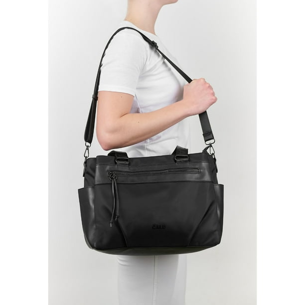 Cartera Bolso Shimmer Doble Uso Negro Calu | Lider
