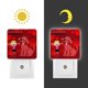 thumbnail image 3 of Clifford, el Gran Perro Rojo Luz nocturna LED con sensor de anochecer a amanecer para dormitorio, baño, pasillo, escaleras - Lámpara LED nocturna de enchufe, 0.5W - 1 pieza, 3 of 6