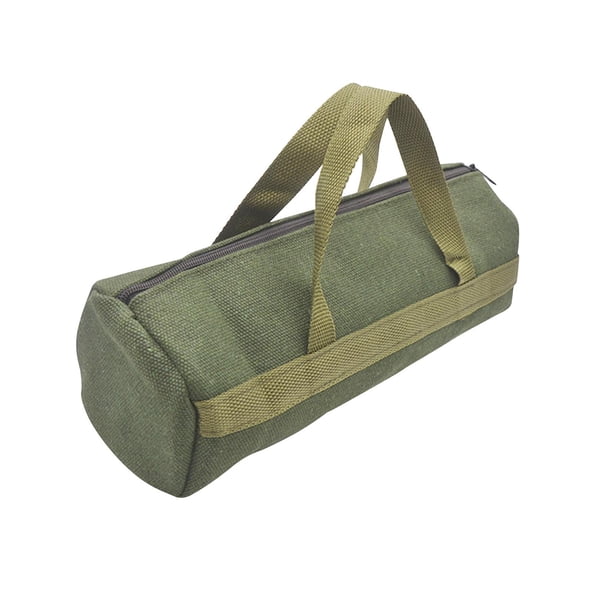 Bolsa de Herramientas de Lona, Bolsa de Herramientas, Bolsa de Herramientas Pequeña, Gran Capacidad, Almacenamiento de Herramientas, Bolsas Organizado Verde Pequeño