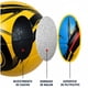 thumbnail image 2 of Pelota de Fútbol PWRFitness N°5 Amarilla Negra Azul, 2 of 3