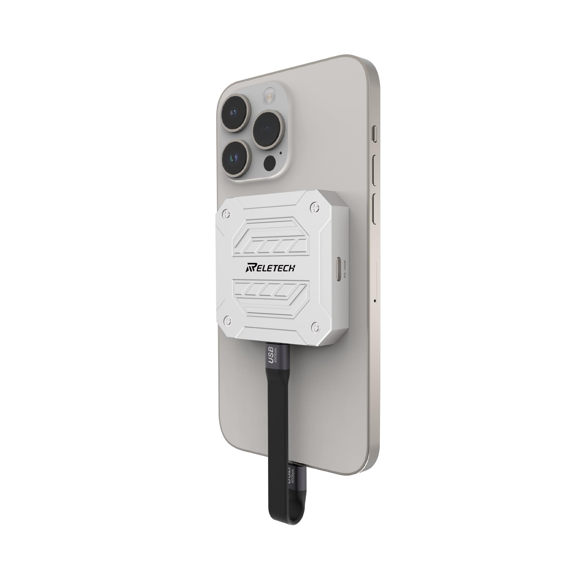 Unidad De Estado Sólido Externa Portátil Reletech 1tb Blanca