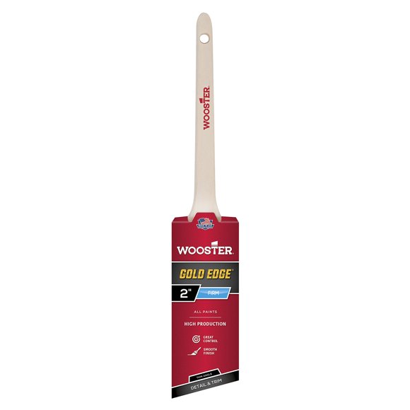 Pincel Wooster 5234 con borde dorado, 5 cm, ángulo fino