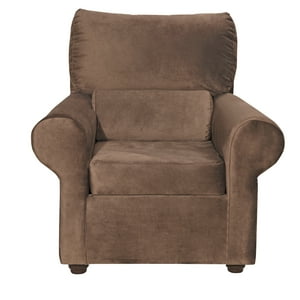 Masel - Sillon 1C Beron Felpa Chocolate 95X90X100 Cm