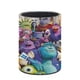 thumbnail image 3 of Monsters University-theme Cylinder Pen Holder Pencil Organizer with Flannel Lining PVC Leather Material Cardboard Base for study work 10*8CM, 3 of 6