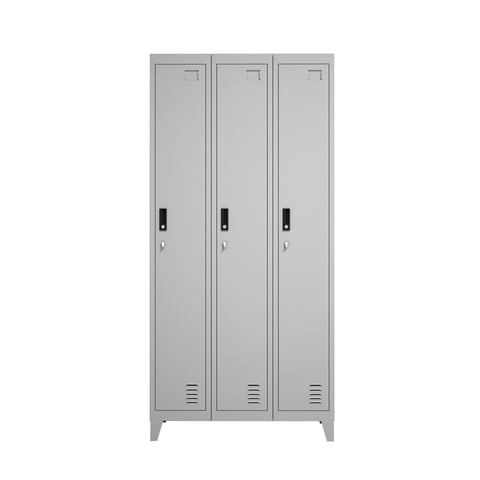 Recilock - Lockers Metálicos: 3 Cuerpos Y 3 Puertas