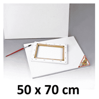 Bastidor Madera Lienzo Tela Algodón 50X70 Cm Cn1007 Foska