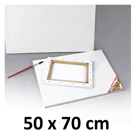 Bastidor Madera Lienzo Tela Algodón 50X70 Cm Cn1007 Foska