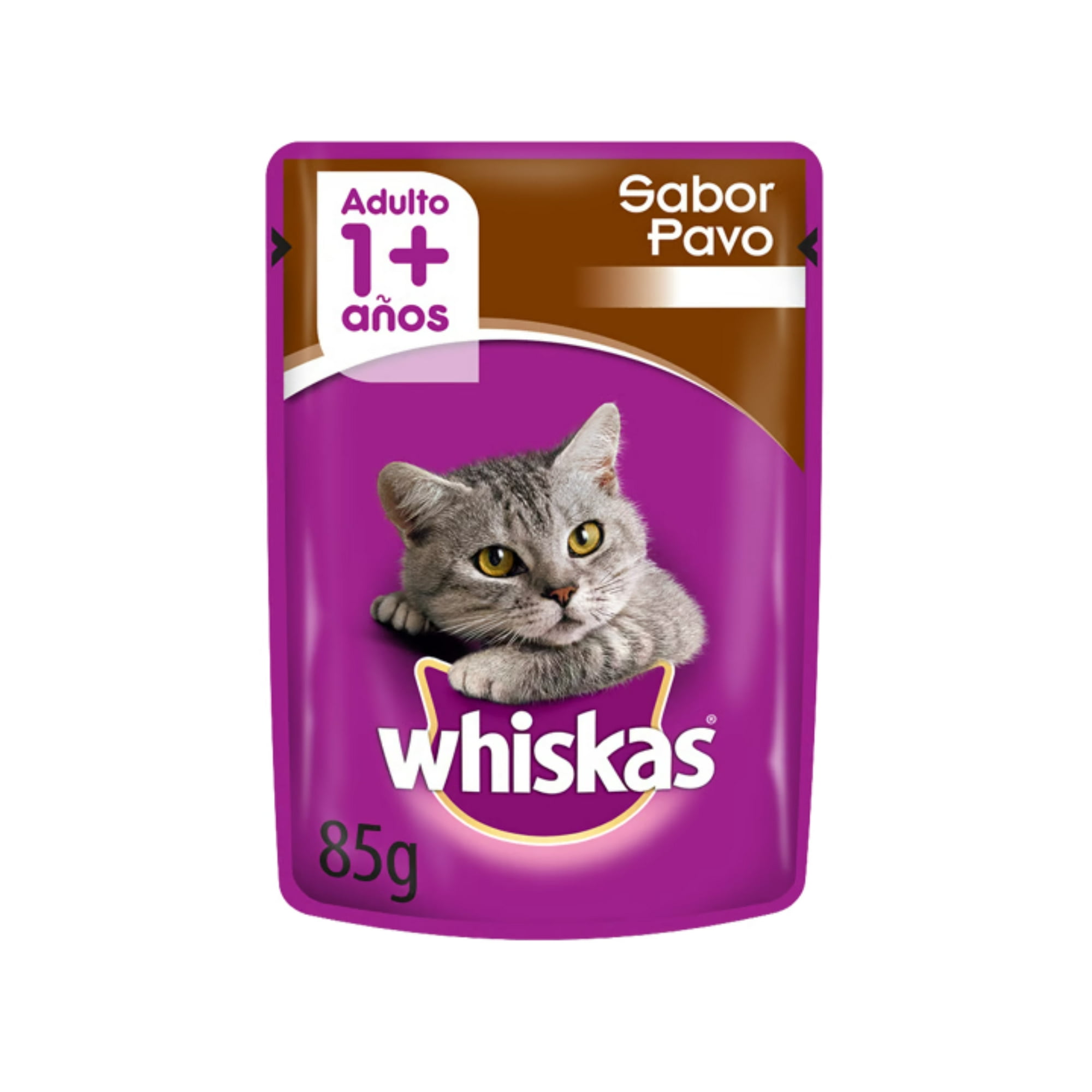 Sobres De Alimento Húmedo Whiskas Pavo 12 Un.