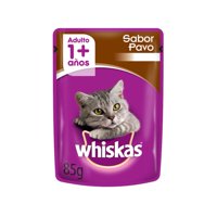 Sobres De Alimento Húmedo Whiskas Pavo 12 Un.