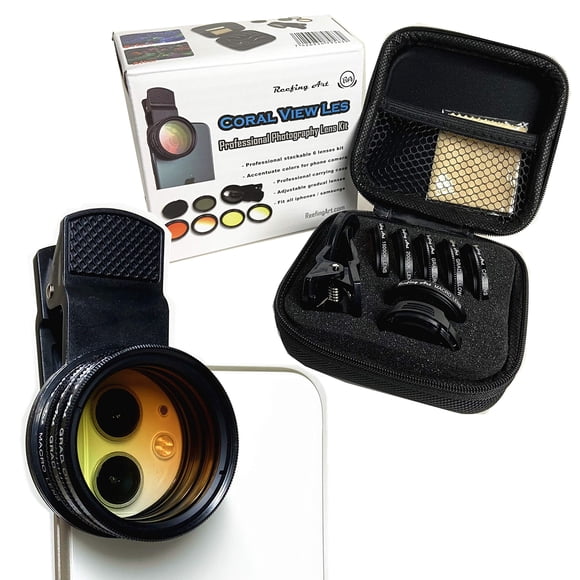 Kit de lentes de fotografía profesional Coral View 10 en 1