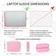 thumbnail image 4 of Funda para portátil RAINYEAR 36 cm rosa + accesorios, 4 of 7