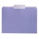 thumbnail image 1 of File Folders School Smart, bicolor, tamaño carta, paquete de 100, 1 of 2