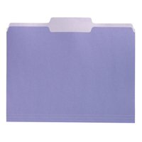 File Folders School Smart, Bicolor, Tamaño Carta, Paquete De 100