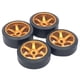 thumbnail image 1 of 4 Piezas 1:28 Llantas Y Neumáticos Juego De Neumáticos De Goma Para Wltoys P929 P939 Golden, 1 of 5