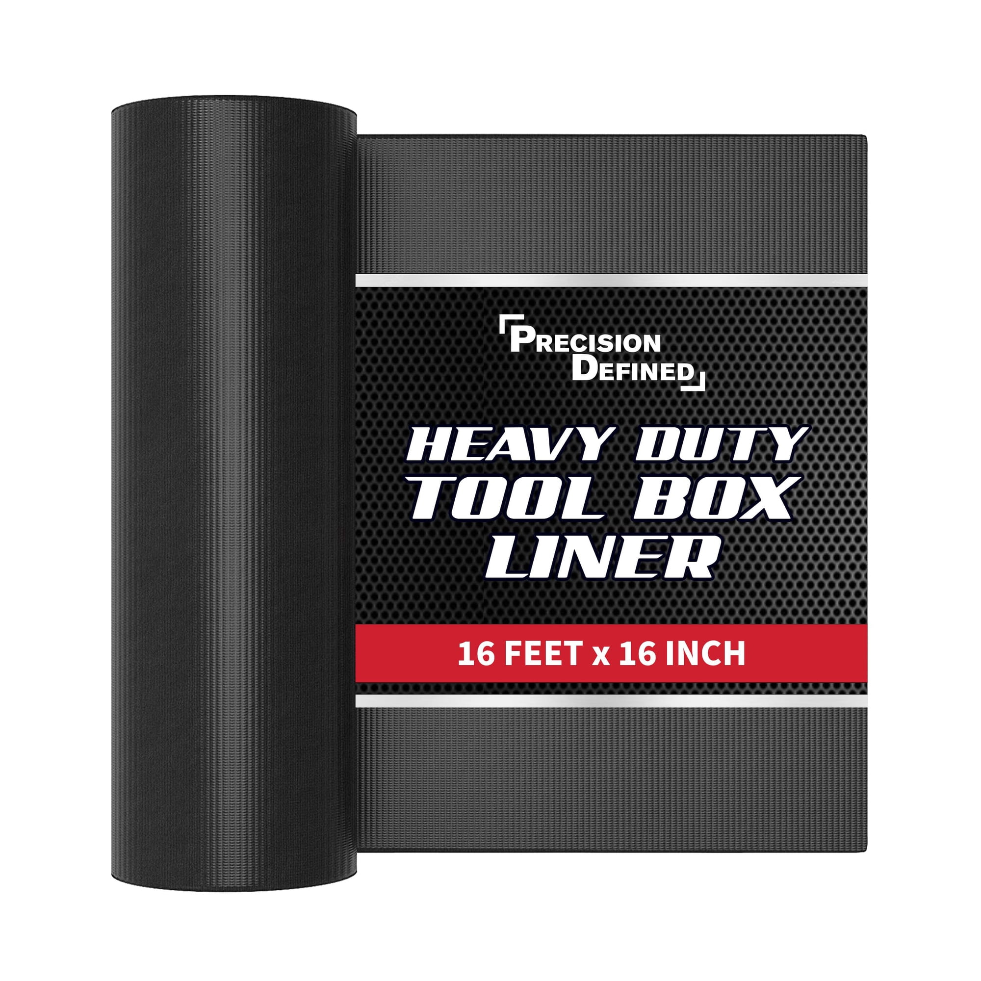 Forro Para Caja De Herramientas Precision Defined 4,9 M X 41 Cm, Negro