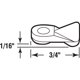 thumbnail image 2 of Clip para puerta Storm PRIME-LINE T 8732 de nailon blanco, paquete de 8 unidades, 2 of 4