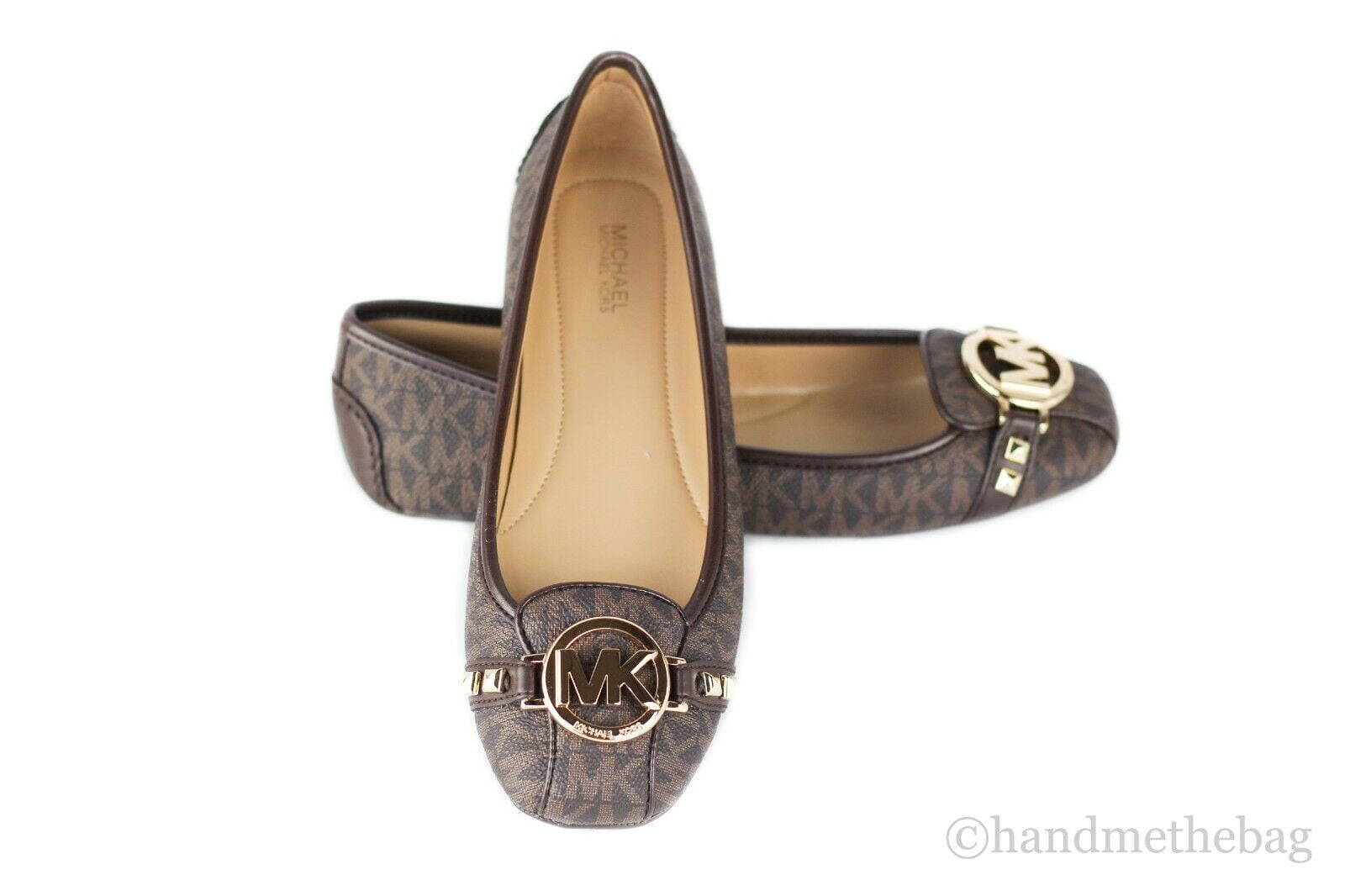 Zapatos Michael Kors Mocasin Plano Fulton Marrón Us 6 Mujer