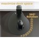 thumbnail image 2 of Mouse Platform MAX SMART Clamp on mouse pad rotating 360 Black, 2 of 7
