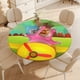 thumbnail image 4 of Billy Bam Bam-theme Fitted Round Tablecloths Elastic Edged Table Covers Waterproof Table Cloth for Kitchen Holiday Party Tables Decor 120cm, 4 of 6