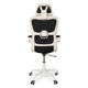 thumbnail image 3 of Silla Ergonómica Oficina Soporte Lumbar Ajustable Giratorio Blanco, 3 of 8