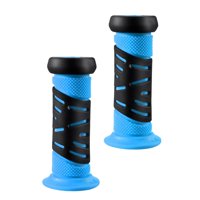 Magideal - Puños De Bicicleta Para Niños Puños De Repuesto Para Bicicleta Antideslizantes Suaves Duradero Cómodo Manipulación Puños De Bicicleta Para Niños Niñas Azul Claro