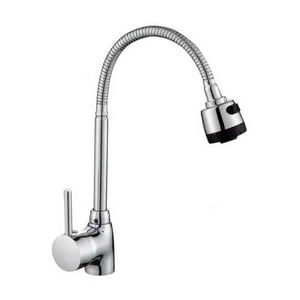 Alday - Grifo Lavaplatos Monomando Flexible - Cuello Cisne