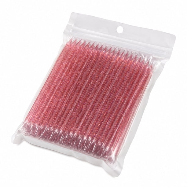 Palitos de naranjos de acrilicos 100 piezas colores Rojo