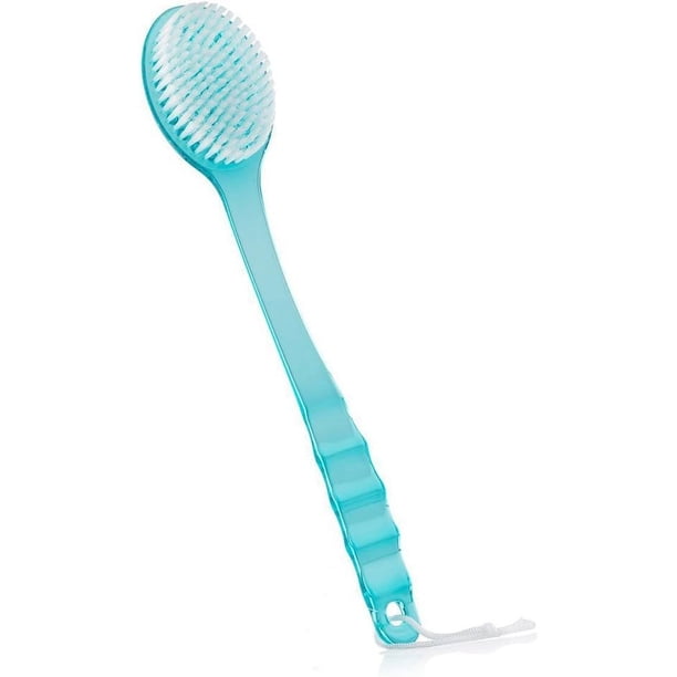 Cepillo de baño con cerdas supersuaves, cepillo de ducha y cuerpo con mango largo, cepillo de ducha, cuerpo, espalda, belleza, piel seca, cuerpo.