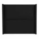 thumbnail image 2 of Respaldo con retorno 1,5 PLAZA - Liso medio acolchado (NEGRO), 2 of 3