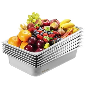 Sartén De Vapor Antiatascos Hotel Pans Vevor, Tamaño Completo, 0,8 Mm, Acero Inoxidable