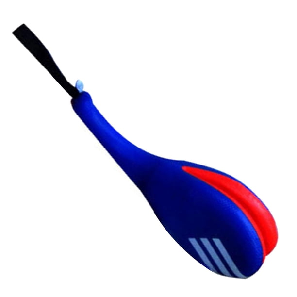 Tkd Kicking Pad Practice Kick Target Strike Boxing Pad para Jóvenes Adultos Consta de dos piezas de Target Leaf Equipo de entrenamiento flexible Azul