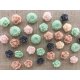 thumbnail image 4 of Chinchetas Temoyj 24 unidades 18‑23 mm Menta/Gris/Rosa, 4 of 6