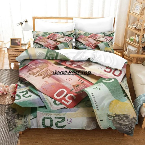 Canadian dollar Bedding Set Bed Set Aldult Kid Bedroom Duvetcover Sets Bed Sheet Set