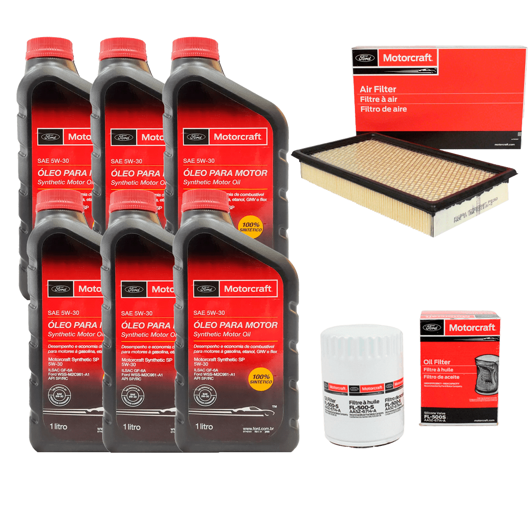 Motorcraft - Kit Mantención Ford Edge 3.5 Aceite Sint. Filt Aceite Y Aire