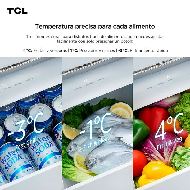 Refrigerador Cross Door TCL 518L C521CD | Lider
