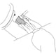 thumbnail image 3 of Sensor de oxígeno Wrench Lisle 12390 de doble accionamiento para barra disyuntora, 3 of 3
