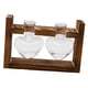 thumbnail image 5 of Jarrón Hidropónico, Macetero De Mesa, Jarrón De Cristal Para Estantería, Sala De Estar, Oficina, 2 Jarrones De Cristal, 5 of 5