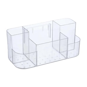 Magideal - Organizador De Baño Montado En La Pared Organizador De Cuidado De La Piel Organizador De Cajas De Exhibición Cosmética De Múltiples Propósito Bandeja Blanco