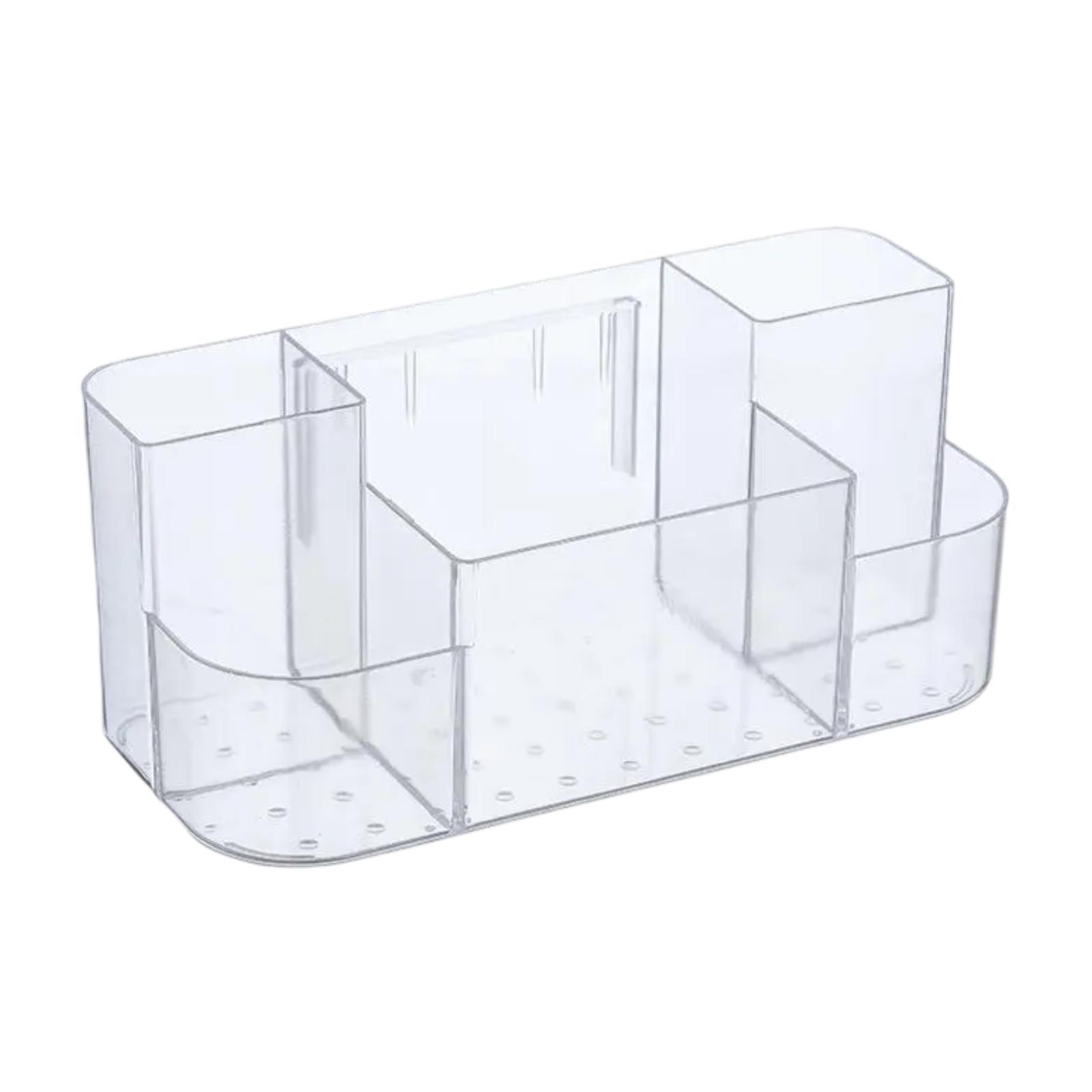 Magideal - Organizador De Baño Montado En La Pared Organizador De Cuidado De La Piel Organizador De Cajas De Exhibición Cosmética De Múltiples Propósito Bandeja Blanco