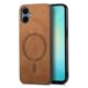 thumbnail image 3 of Magnetic Slim Case for Samsung Galaxy A06 with Camera Guard & Anti-Scratch Back Brown, 3 of 6
