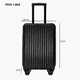 thumbnail image 5 of Maleta Cabina De 10 Kg Equipaje Chica Ruedas Viajes Avión, 5 of 6