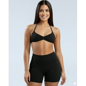 Flix Spa - Conjunto Deportivo Mujer 2 Piezas Peto Y Short Push Up