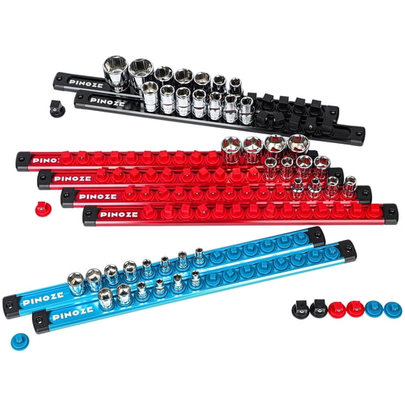 Juego organizador magnético para dados Pinoze de aluminio 8 piezas
